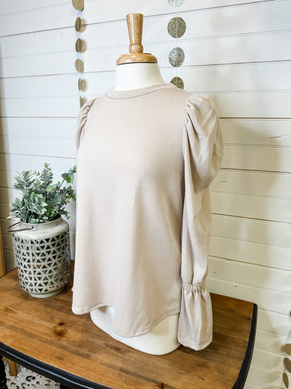 Before You Know It Puff Sleeve Top