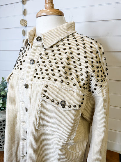 Dixie Girl Studded Shacket