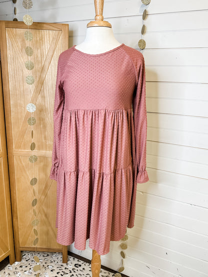 Tried Your Best Swiss Dot Dress