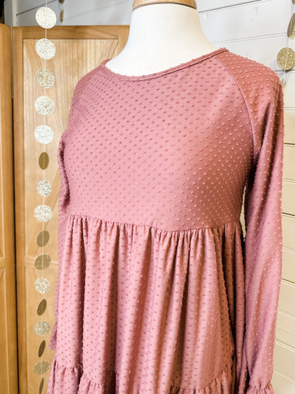 Tried Your Best Swiss Dot Dress
