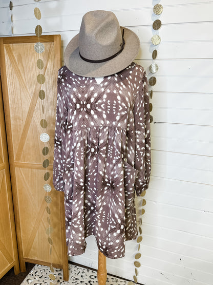 Oh Deer Babydoll Dress