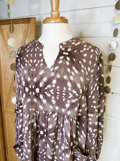 Oh Deer Babydoll Dress
