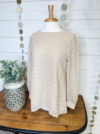 Excited For This Swiss Dot Top