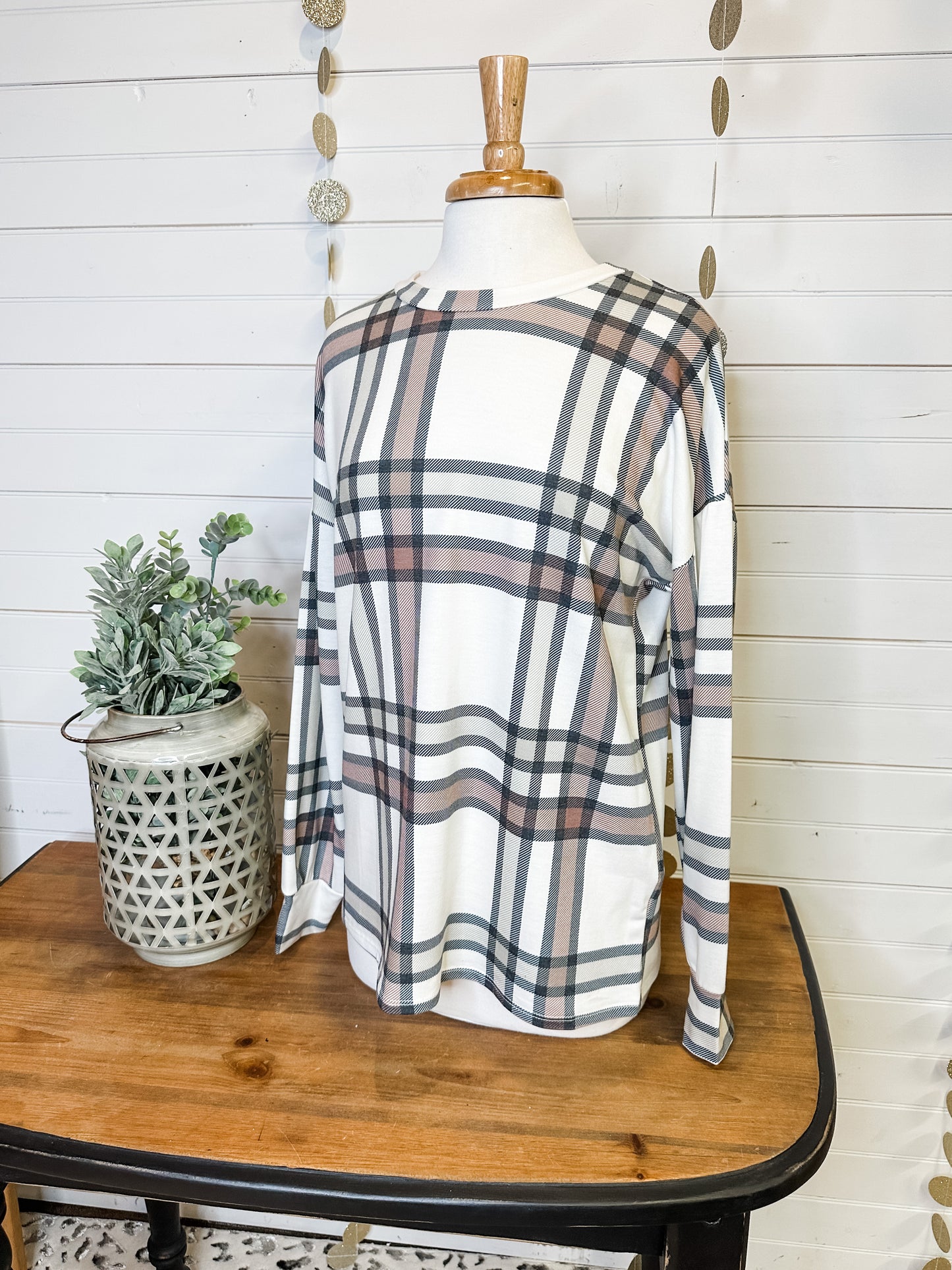 Breaking The Mold Plaid Top