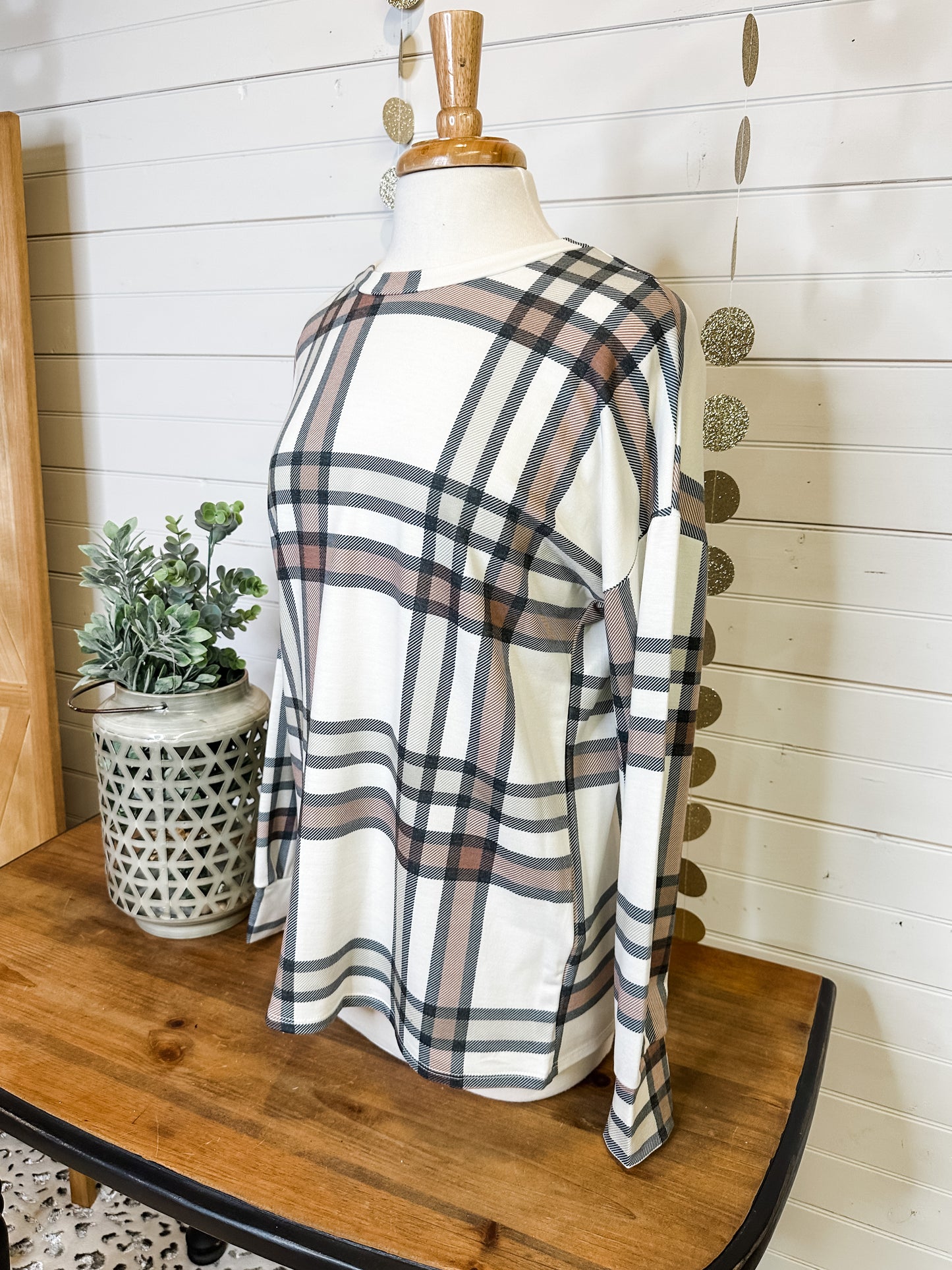 Breaking The Mold Plaid Top