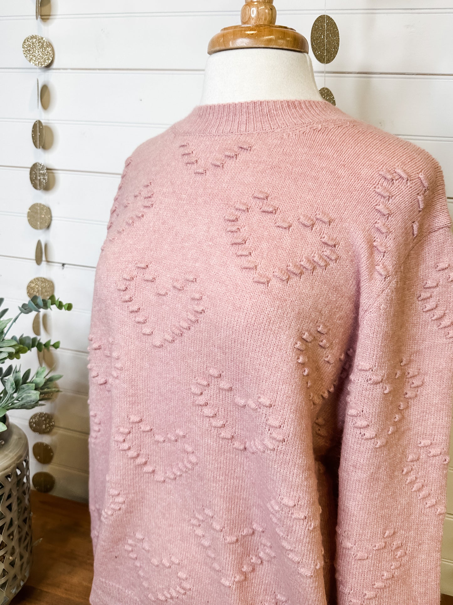 Daring Heart Knit Sweater
