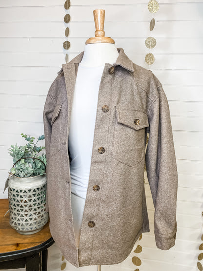 Oversized Fleece Shacket