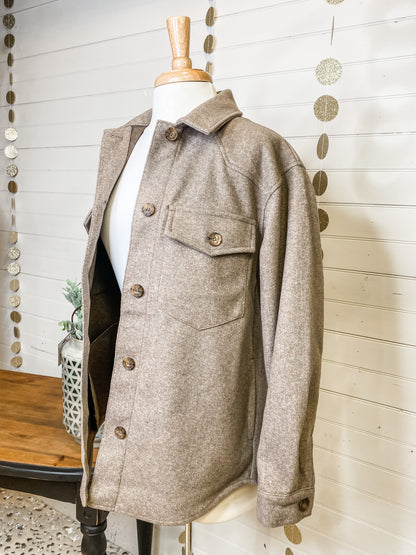 Oversized Fleece Shacket