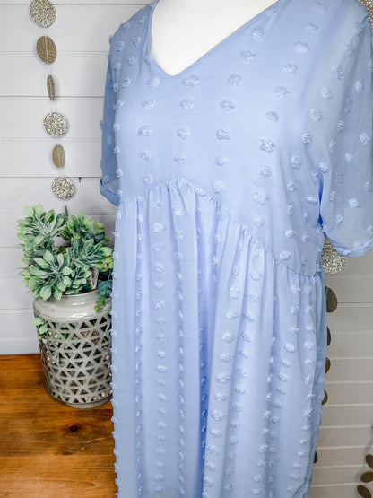 Sweet and Chic Swiss Dot Dress