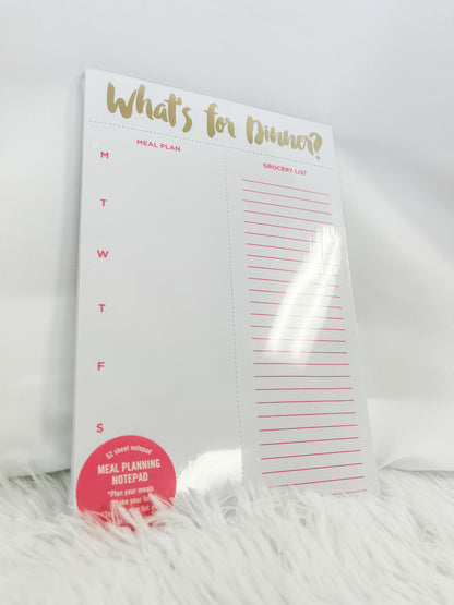 Meal Planning Notepad
