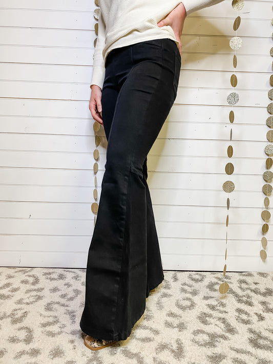 High Rise Super Flare Pull on Jeggings