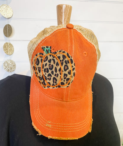 Leopard Pumpkin Patch Hat