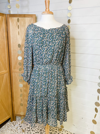 Starting Over Ditsy Floral Dress