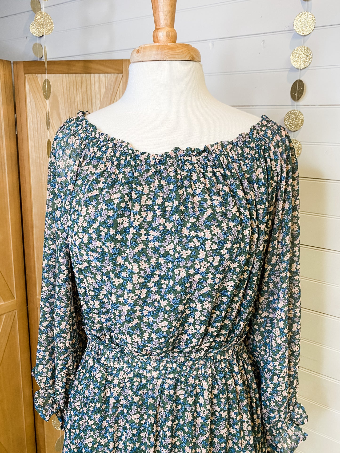 Starting Over Ditsy Floral Dress