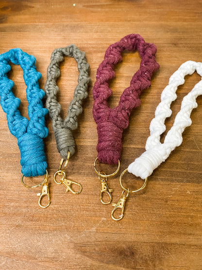 Spiral Wristlet Keychain