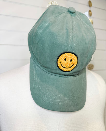 Happy Face Patch Hat