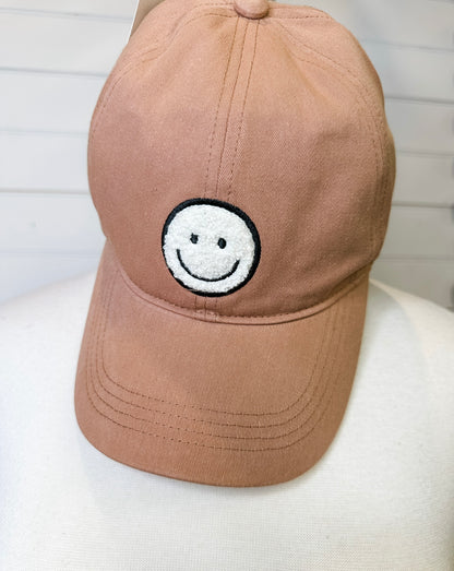 Happy Face Patch Hat