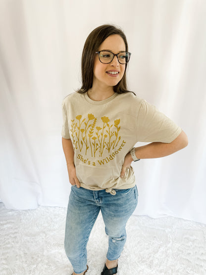 Maybe She's A Wildflower Graphic Tee