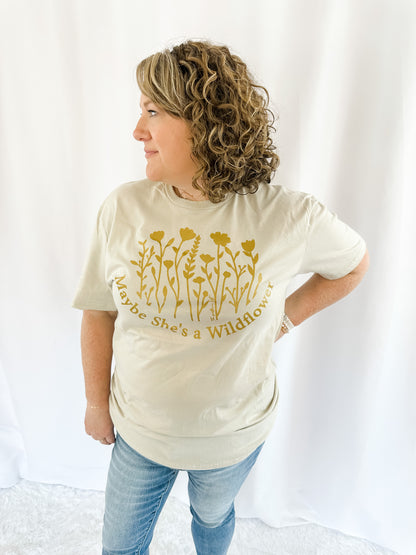 Maybe She's A Wildflower Graphic Tee