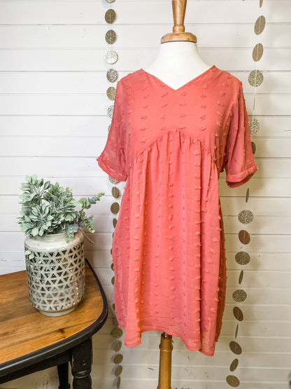 Sweet and Chic Swiss Dot Dress