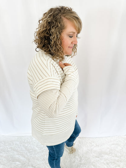 That's a Mix Long Sleeve Striped Top