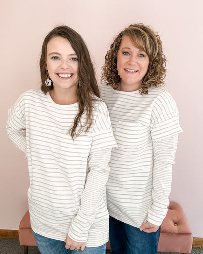 That's a Mix Long Sleeve Striped Top