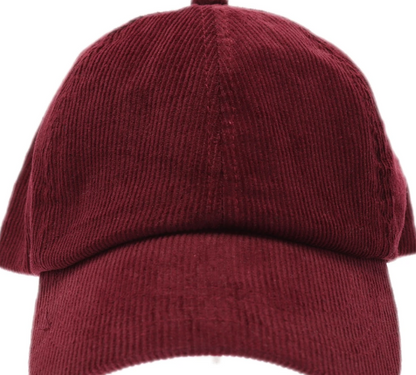 Corduroy Criss Cross Cap