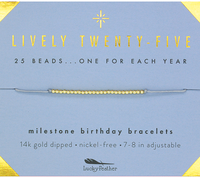 Milestone Birthday Bracelet