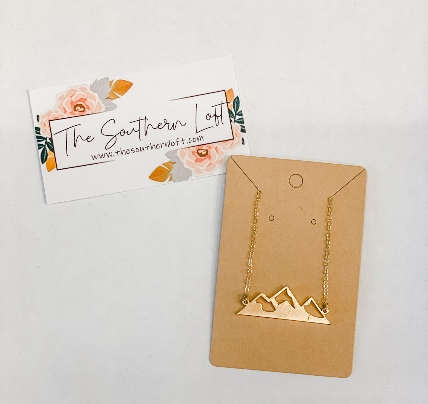 Take Me Home Mountain Home Necklace