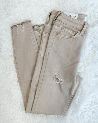 Vintage Peony Vervet Skinny Jeans