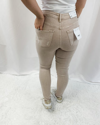 Vintage Peony Vervet Skinny Jeans